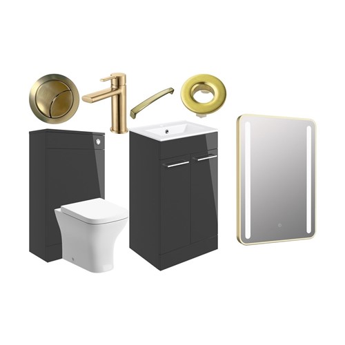 VISION F/S BATHROOM PACK BRASS FINISHING