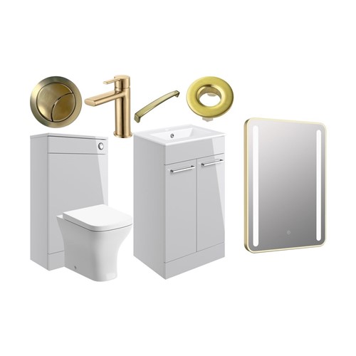 VISION F/S BATHROOM PACK BRASS FINISHING