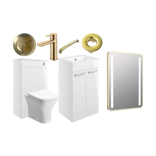 VISION F/S BATHROOM PACK BRASS FINISHING