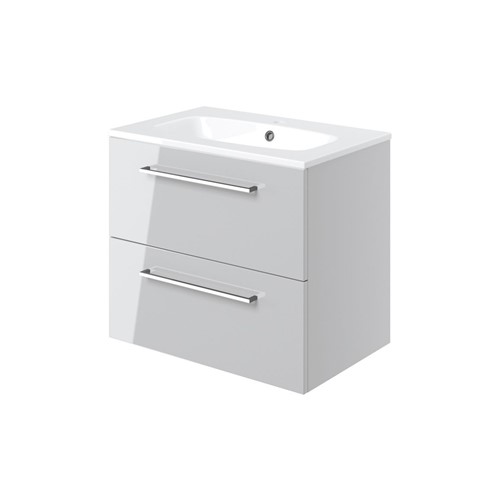 VISION 610MM 2 DRAWER WH UNIT & BASIN 